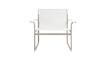 Silla lounge para exterior Poolside, marfil