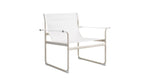 Silla lounge para exterior Poolside, marfil