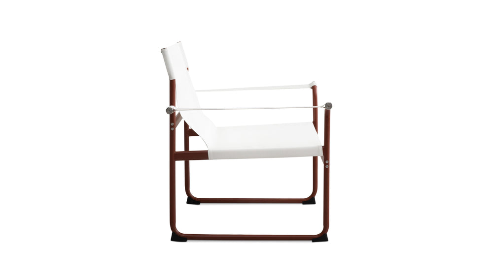 Sillón lounge para exterior Poolside, terracota
