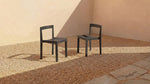 Silla de comedor de exterior Open Air (juego de dos), arce