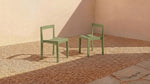 Silla de comedor de exterior Open Air (juego de dos), arce