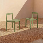 Silla de comedor de exterior Open Air (juego de dos), arce