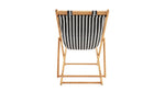 Settle In Silla para patio exterior, grande, arena negra