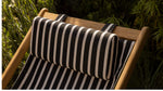 Settle In Silla para patio exterior, grande, arena negra