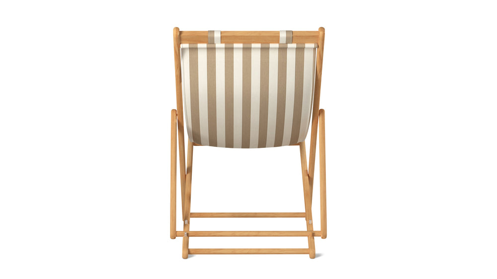 Settle In Silla para patio exterior, grande, arena negra