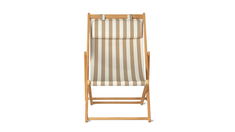 Settle In Silla para patio exterior, grande, arena negra