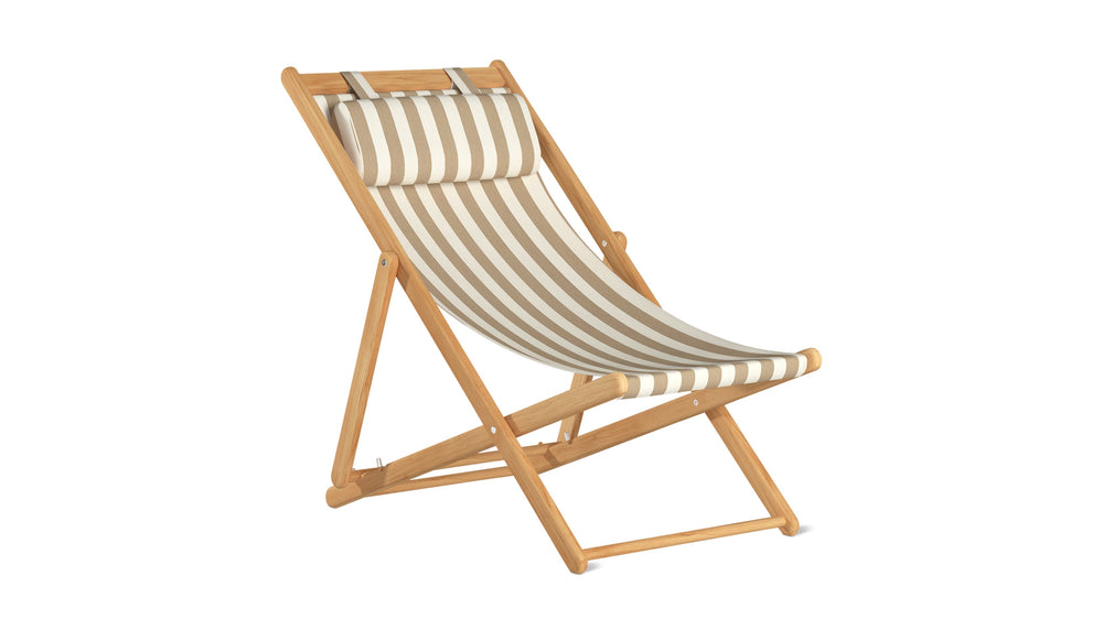 Settle In Silla para patio exterior, grande, arena negra