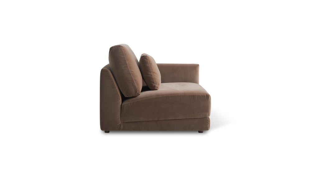Wind Down Sillón con brazo derecho, beige