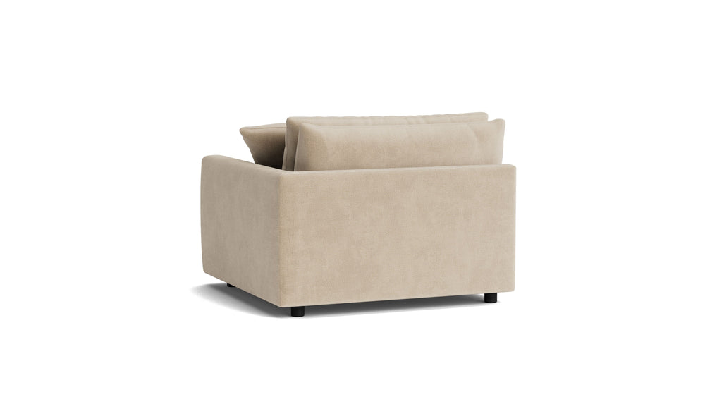 Soft Spot Sillón esquinero con brazo derecho, Avena