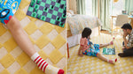 Alfombra Checkers x Scott Sueme, 5x7, Aloe