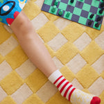 Alfombra Checkers x Scott Sueme, 5x7, Aloe