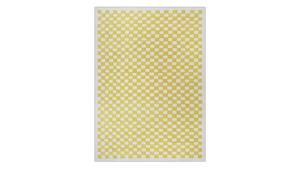 Alfombra Checkers x Scott Sueme, 8x10, Aloe
