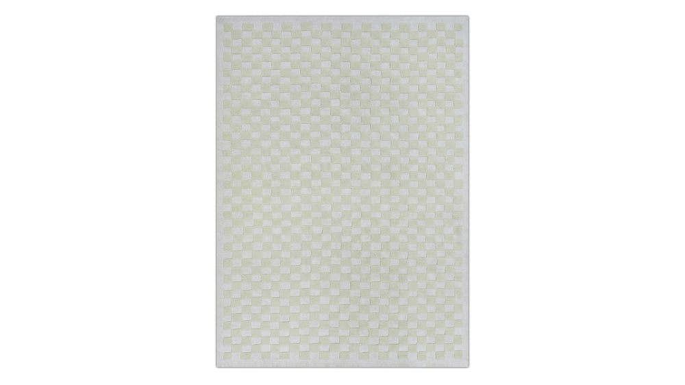 Alfombra Checkers x Scott Sueme, 8x10, Aloe