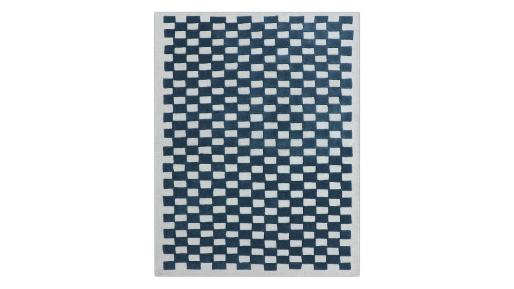 Alfombra Checkers x Scott Sueme, 8x10, Aloe