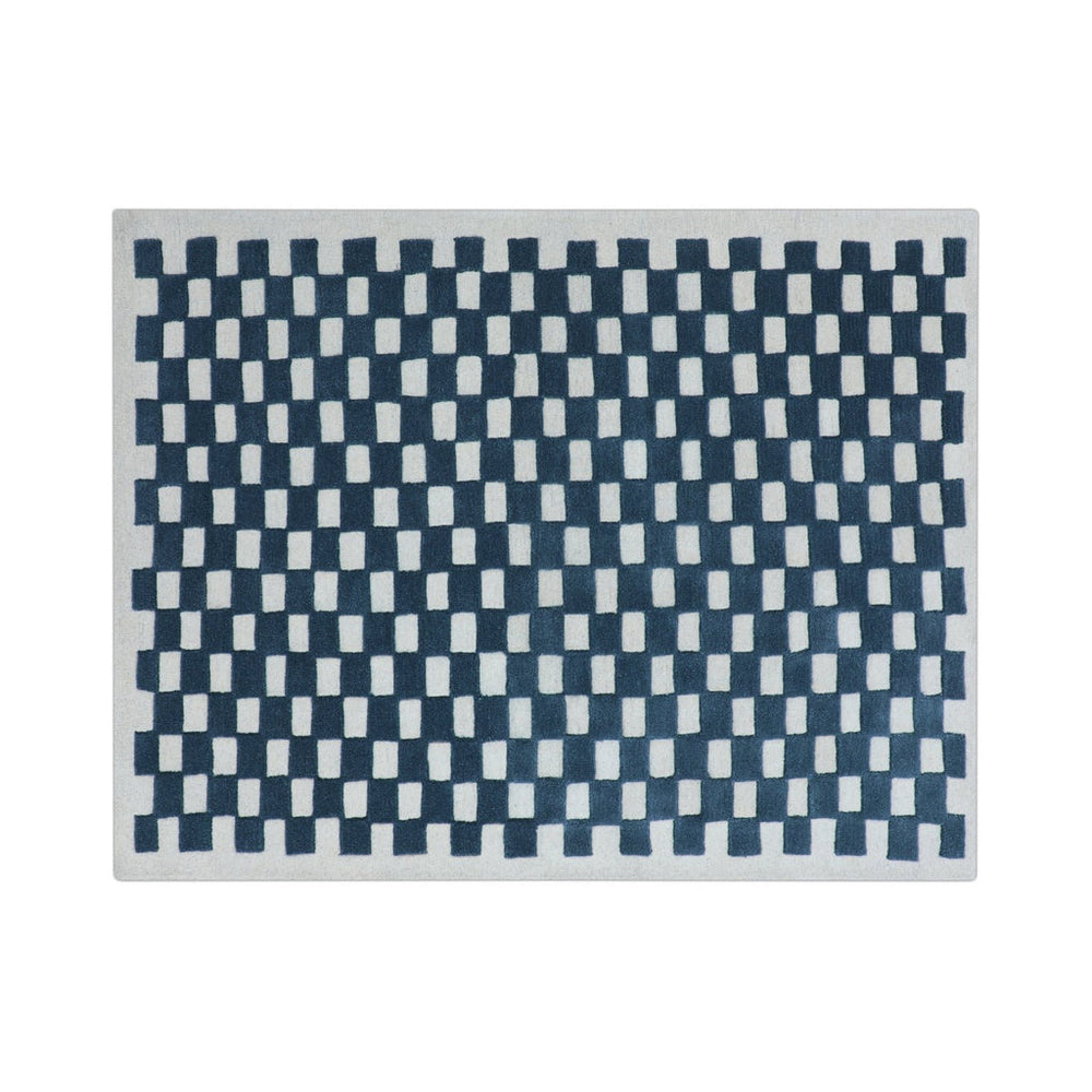 Alfombra Checkers x Scott Sueme, 8x10, Aloe