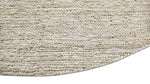 Alfombra redonda West Coast, 7x7, Vainilla
