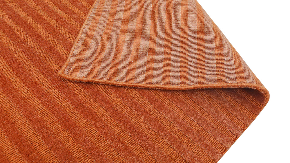 Alfombra Horizon, 5x8, terracota