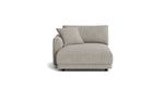 Soft Spot Chaise con brazo izquierdo, avena