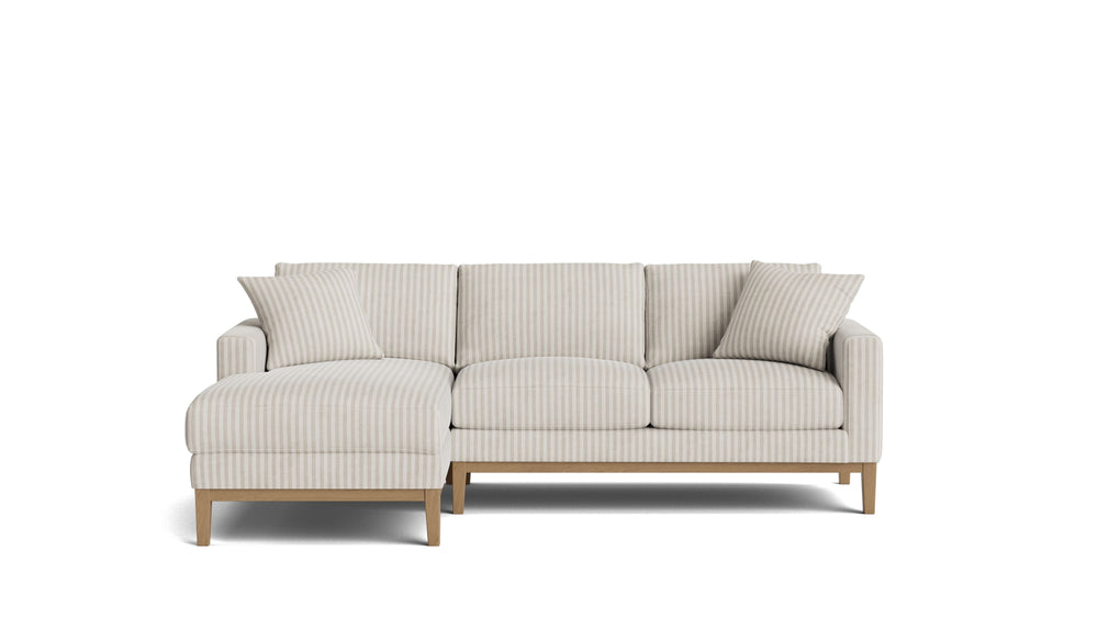 Any Day Sectional, lado izquierdo, Newport Stripe