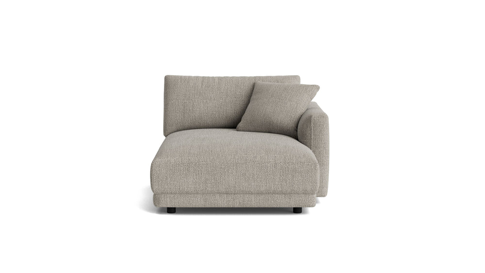 Soft Spot chaiselongue con brazo derecho, avena
