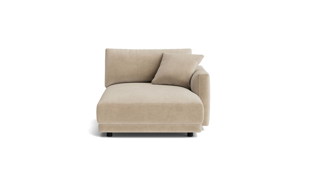 Soft Spot chaiselongue con brazo derecho, avena