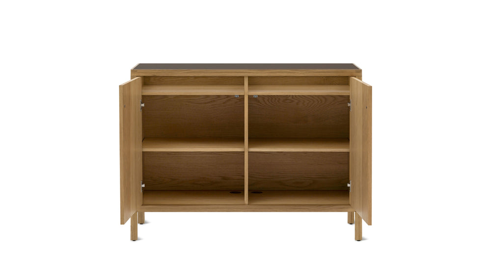 Glimpse, gabinete de roble blanco