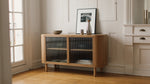 Aparador Showcase, roble blanco