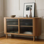 Aparador Showcase, roble blanco