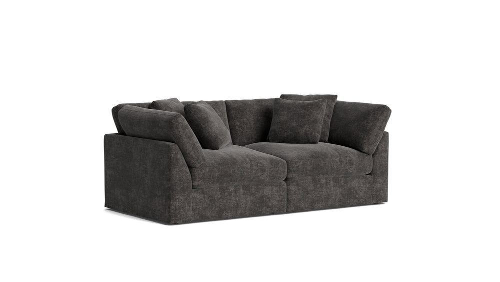 Get Together™ Sofá modular de 2 piezas, grande, Trufa