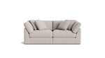 Get Together™ sofá modular de 2 piezas, grande, arcilla