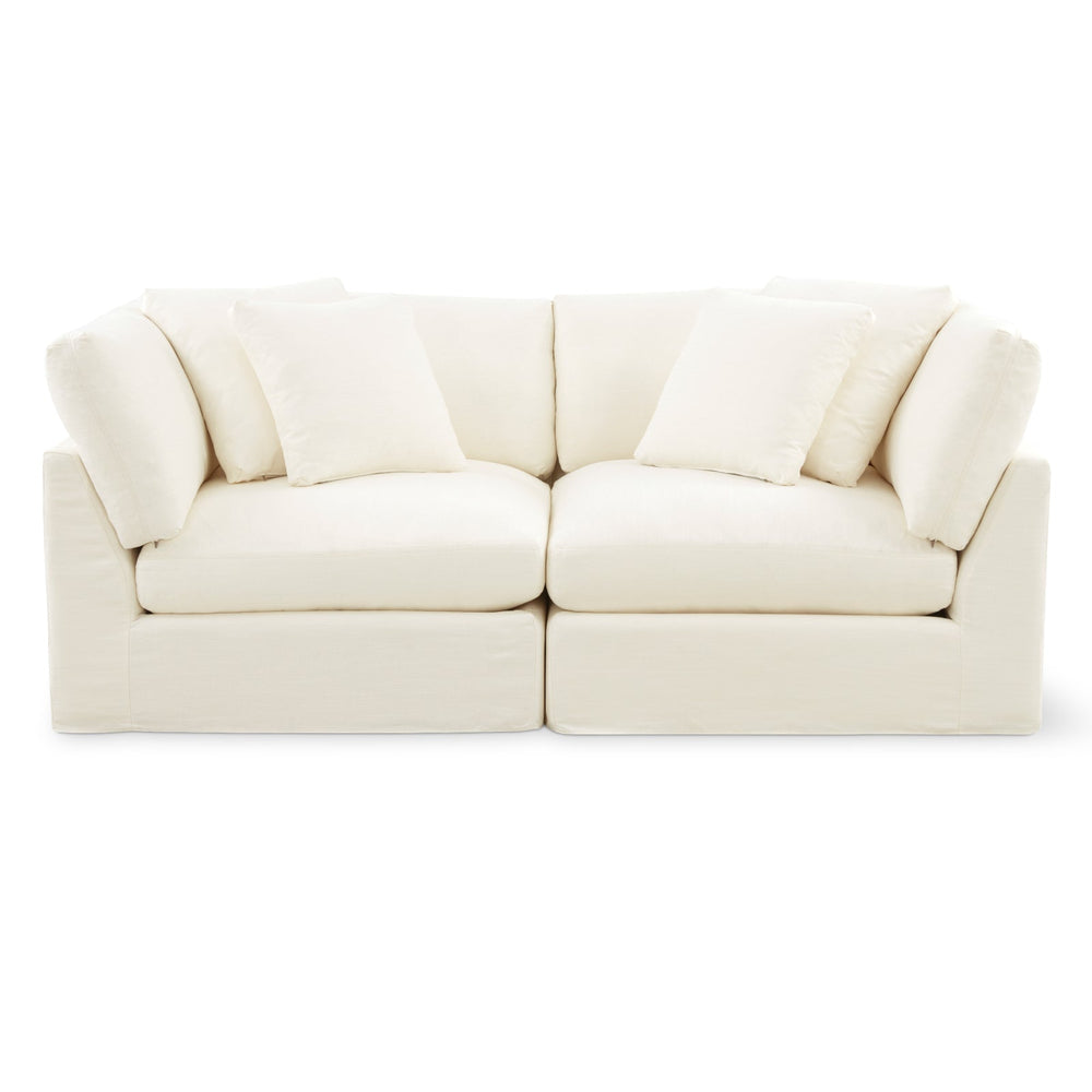 Get Together™ sofá modular de 2 piezas, grande, lino crema