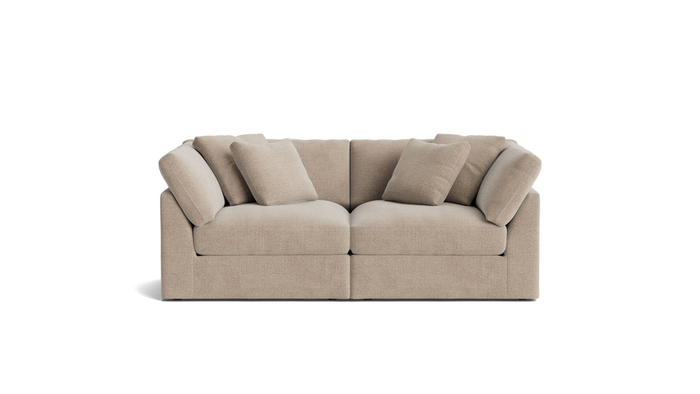 Get Together™ Sofá modular de 2 piezas, grande, champán