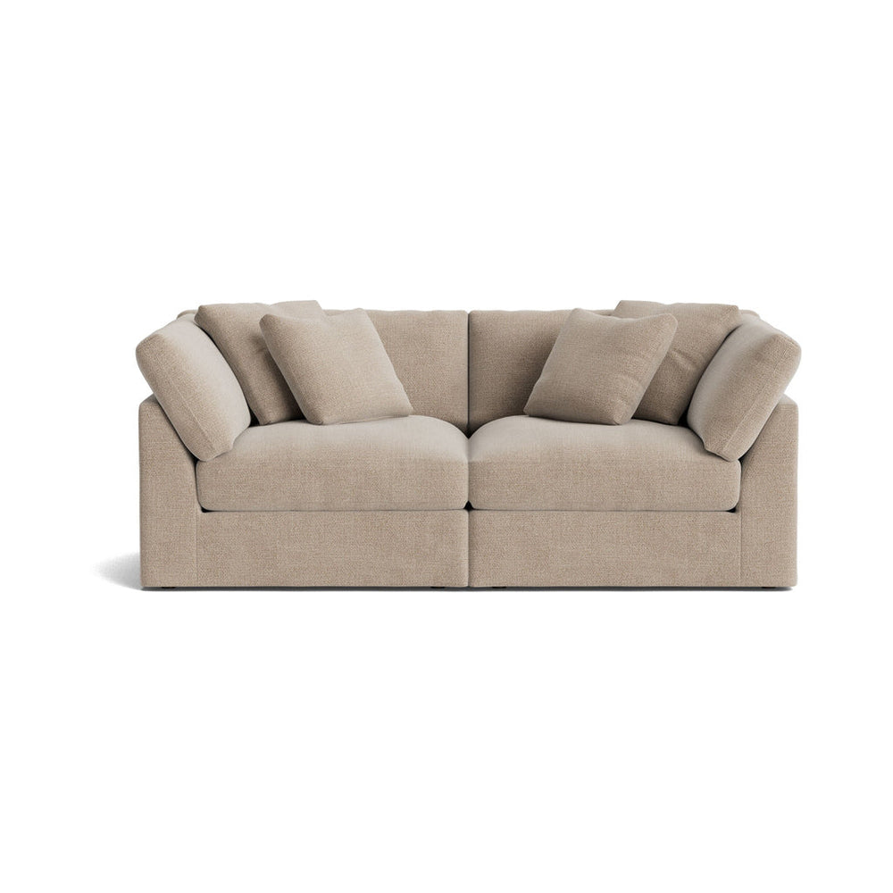 Get Together™ Sofá modular de 2 piezas, grande, champán