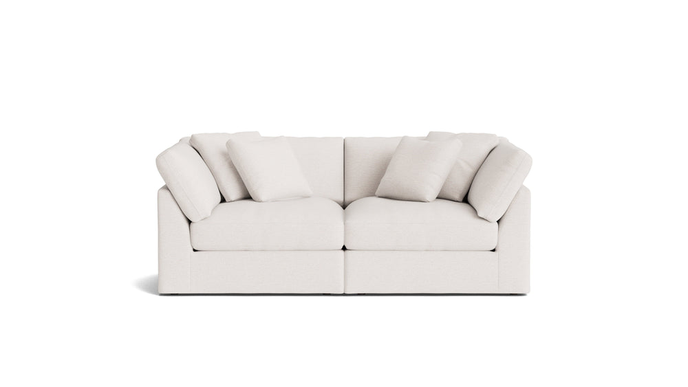 Get Together™ Sofá modular de 2 piezas, grande, Nomad Snow