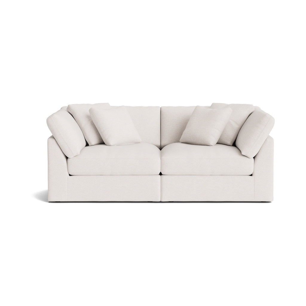 Get Together™ Sofá modular de 2 piezas, grande, Nomad Snow