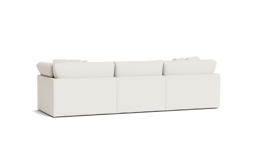 Get Together™ Sofá modular de 3 piezas, grande, lino color crema