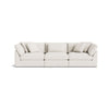 Get Together™ Sofá modular de 3 piezas, grande, lino color crema