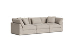 Get Together™ Sofá modular de 3 piezas, grande, piedra clara