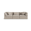 Get Together™ Sofá modular de 3 piezas, grande, piedra clara