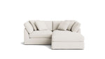 Get Together™ Seccional modular de 3 piezas, Grande, Lino color crema