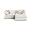 Get Together™ Seccional modular de 3 piezas, Grande, Lino color crema