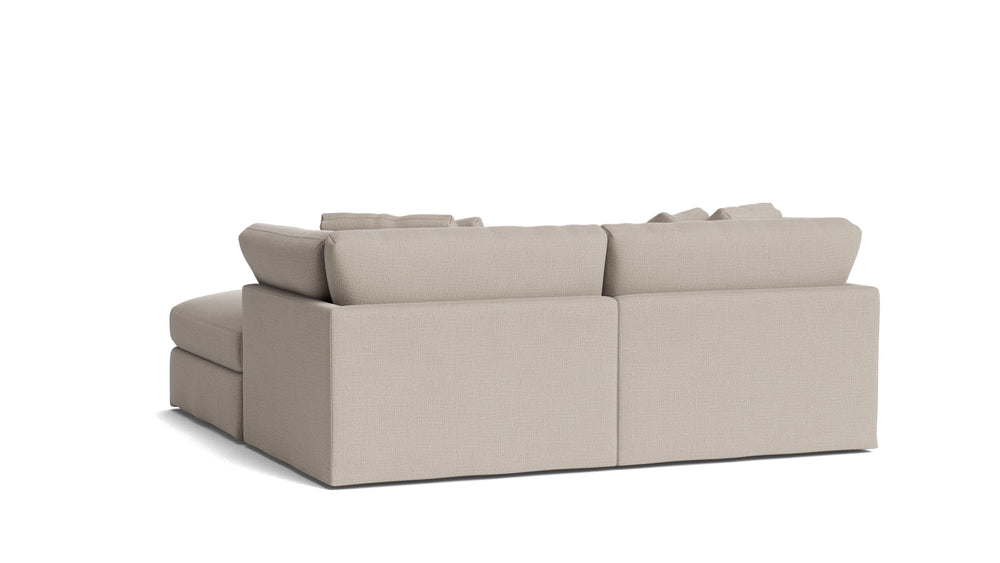 Get Together™ seccional modular de 3 piezas, grande, piedra clara