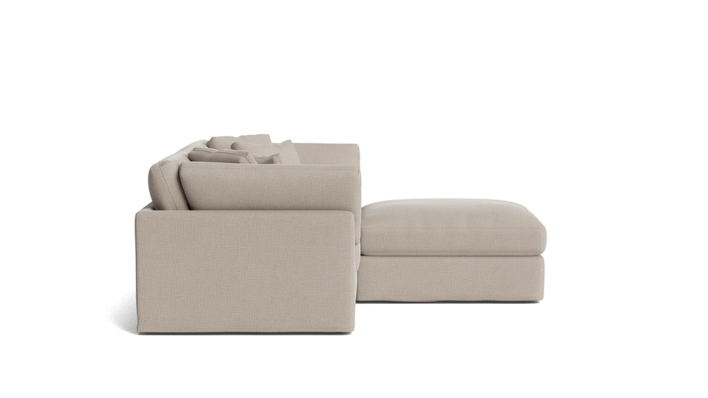 Get Together™ seccional modular de 3 piezas, grande, piedra clara