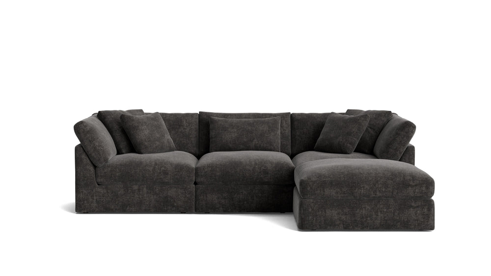 Seccional modular Get Together™ de 4 piezas, grande, trufa