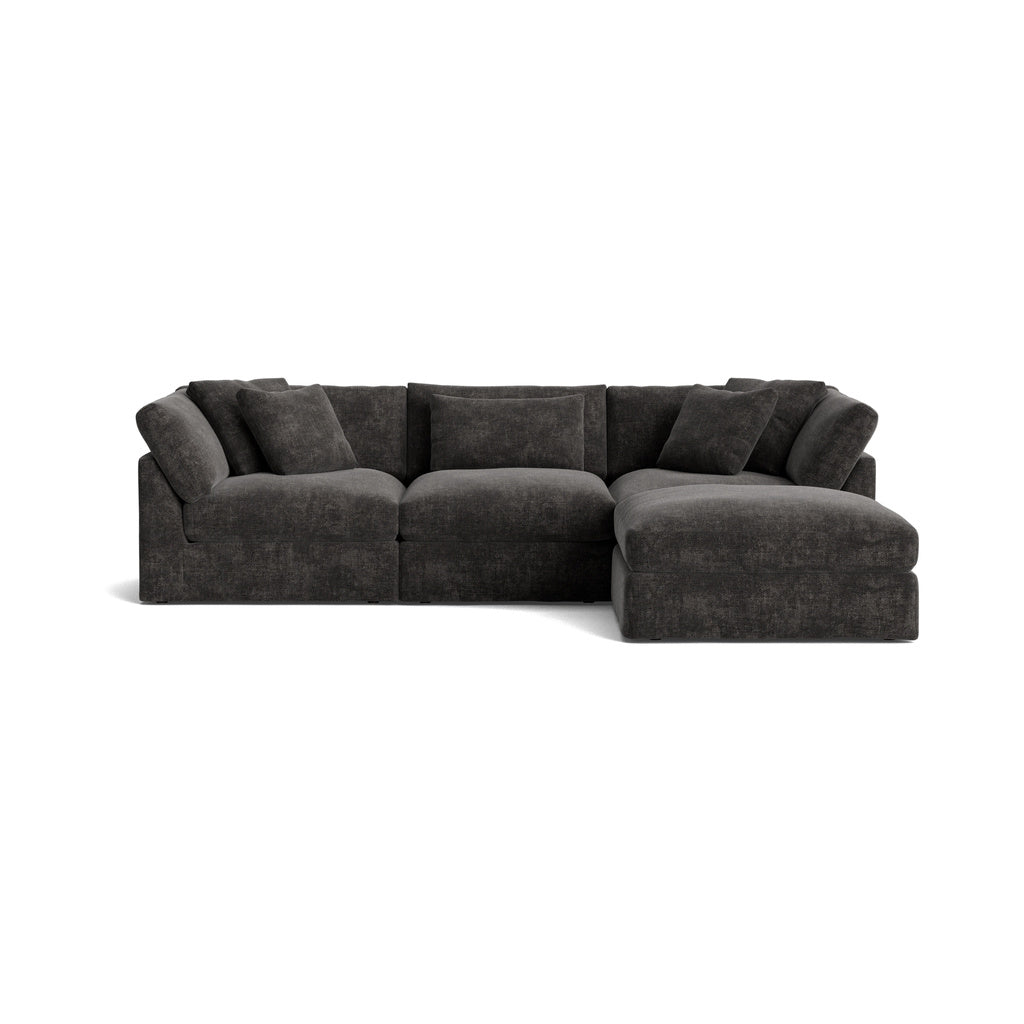 Seccional modular Get Together™ de 4 piezas, grande, trufa