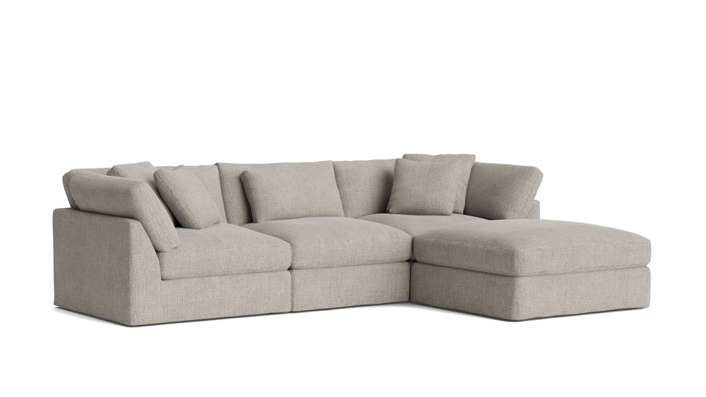 Get Together™ seccional modular de 4 piezas, grande, avena
