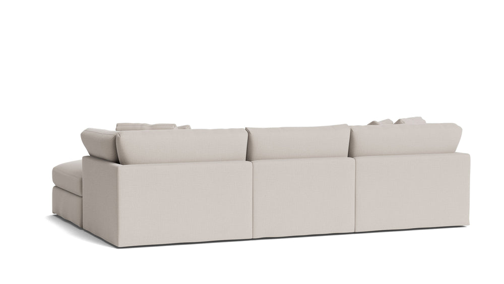 Get Together™ Seccional modular de 4 piezas, grande, color arcilla