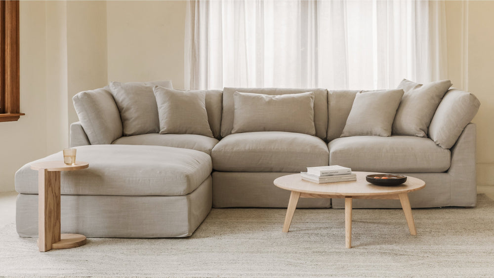 Get Together™ Seccional modular de 4 piezas, grande, color arcilla