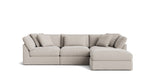 Get Together™ Seccional modular de 4 piezas, grande, color arcilla