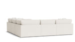 Get Together™ Seccional modular de 5 piezas, cerrado, grande, lino color crema
